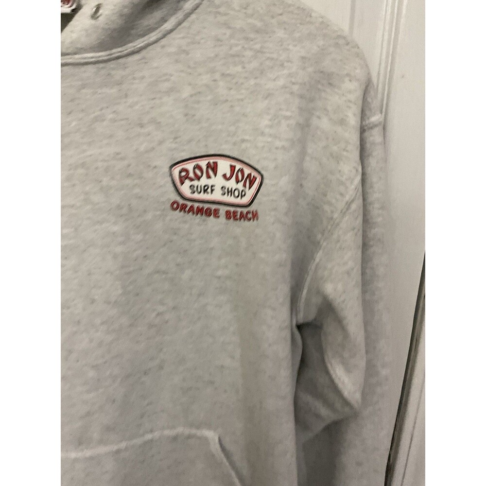 Ron Jon Surf Shop Orange Beach Hoodie Men’s Medium Grey - Picture 7 of 7
